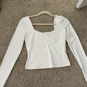 Princess Polly White Long Sleeve Top